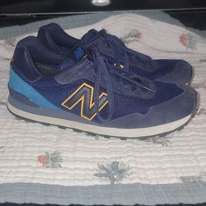 New Balance 515 Shoes Mens Blue Yellow Classic Sneakers ML515OTS Size 11